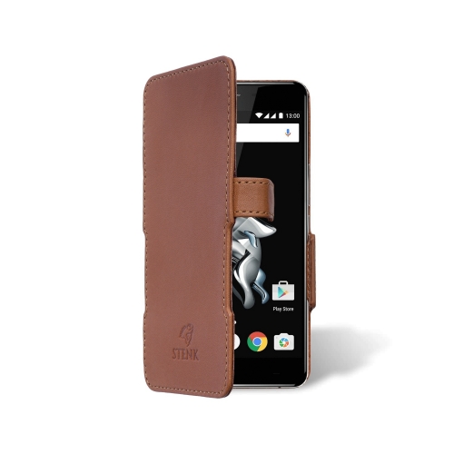 чохол-книжка на OnePlus X Світло-коричневий Stenk Сняты с производства фото 2