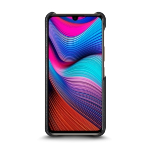 Кожаная накладка Stenk Reptile Cover для Infinix Note 12 Чёрная