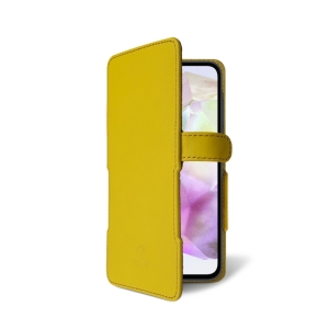 Чехол книжка Stenk Prime для Samsung Galaxy A35 Желтый