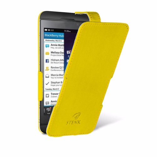 чохол-фліп на BlackBerry Z10 Жовтий Stenk Сняты с производства фото 2