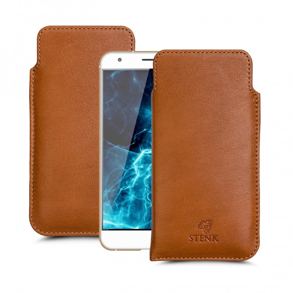 

Футляр Stenk Elegance для Oukitel K7000 Camel, Светло-коричневый