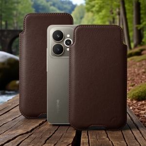 Футляр Stenk Sportage для Realme 15 Коричневий