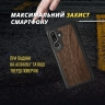 Кожаная накладка Stenk WoodBacker для Samsung Galaxy M56 Черный
