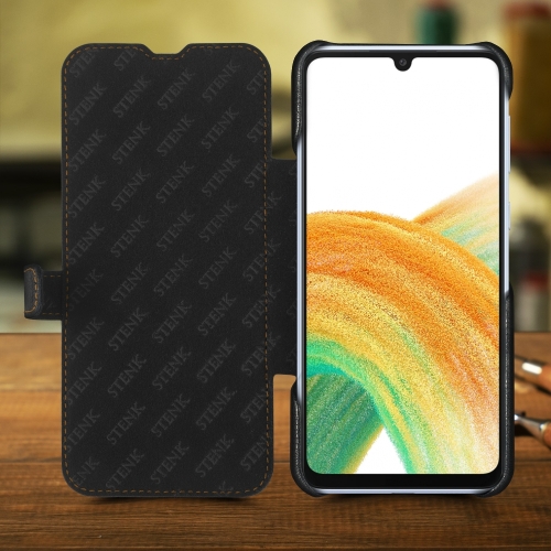 чехол-книжка на Samsung Galaxy A33 5G Черный Stenk Premium фото 2