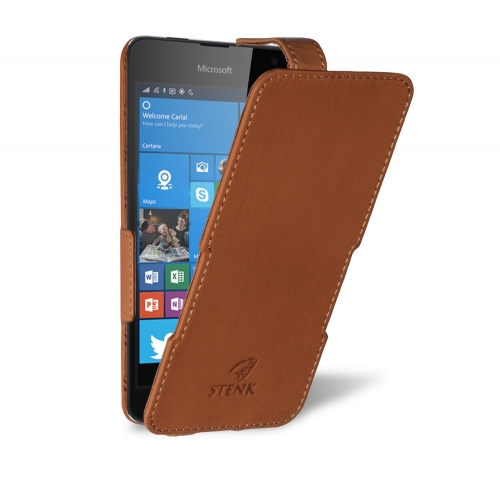 чохол-фліп на Microsoft Lumia 650 Світло-коричневий Stenk Сняты с производства фото 2