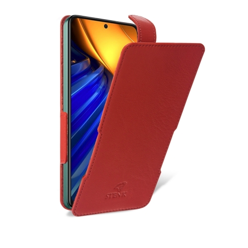 чехол-флип на Xiaomi Poco F4 Красный Stenk Prime фото 2