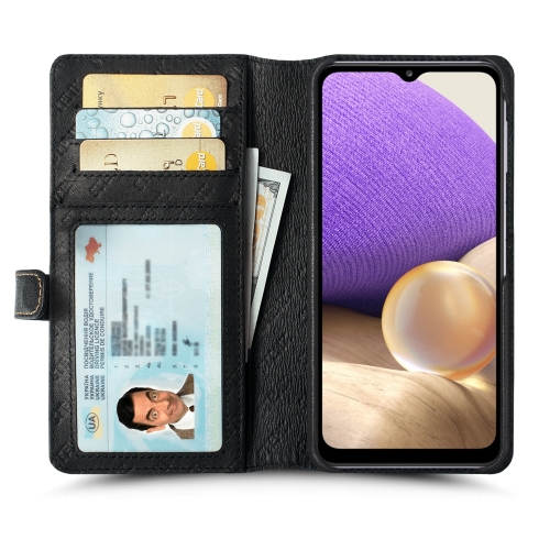 чехол-кошелек на Samsung Galaxy A32 Черный Stenk Premium Wallet фото 2