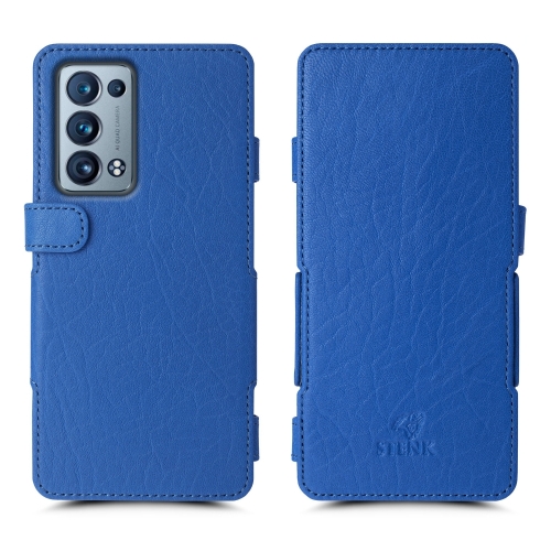 чехол-книжка на OPPO Reno6 Pro 5G (Snapdragon) Ярко-синий  Prime фото 1