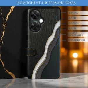 Чехол книжка Stenk Premium для OnePlus Nord CE 3 Lite Чёрный