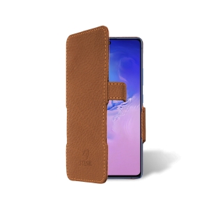 Чехол книжка Stenk Prime для Samsung Galaxy S10 Lite Camel