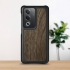 Кожаная накладка Stenk WoodBacker для OPPO A80 Черный