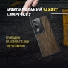 Кожаная накладка Stenk WoodBacker для OPPO A80 Черный