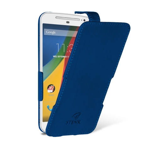 чохол-фліп на Motorola Moto G (2nd Gen) Синій Stenk Сняты с производства фото 2