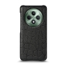 Шкіряна накладка Stenk Reptile Cover для OPPO Reno12 F 4G Чорний