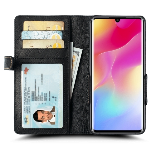 чохол-книжка на Xiaomi Mi Note 10 Lite Чорний Stenk Wallet фото 2