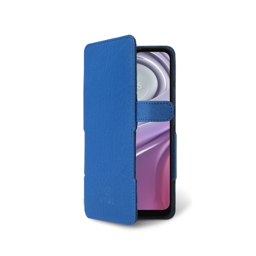чехол-книжка на Motorola Moto G20 Ярко-синий Stenk Prime фото 2