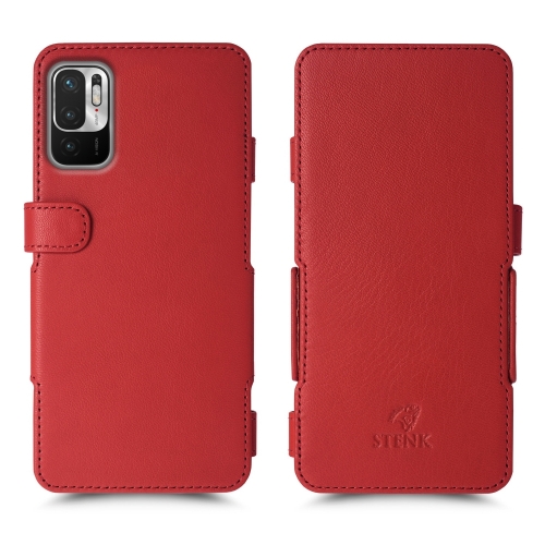 чехол-книжка на Xiaomi Redmi Note 10 5G Красный Stenk Prime фото 1