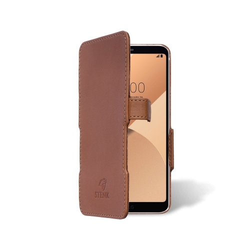 чохол-книжка на LG G6 Plus Світло-коричневий Stenk Prime фото 2