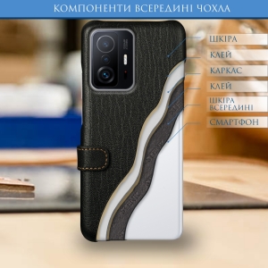 Чохол книжка Stenk Premium для Xiaomi 11T Чорний