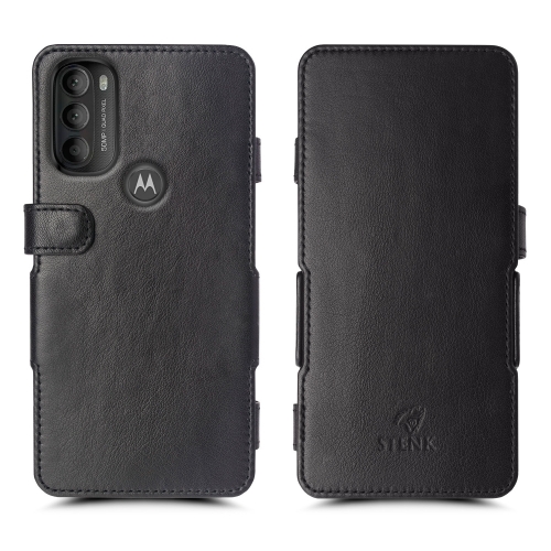 чехол-книжка на Motorola Moto G71 5G Черный  Prime фото 1