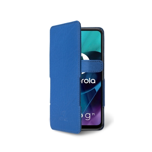чохол-книжка на Motorola Moto G71 5G Яскраво-синій  Prime фото 2