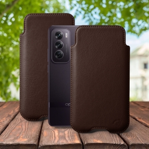 Футляр Stenk Sportage для OPPO Reno12 Pro Коричневый