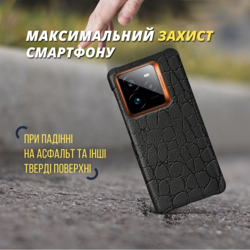 бампер на Realme GT 7 Pro Чорний Stenk Reptile фото 5