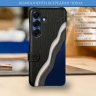 Чехол книжка Stenk Premium для Samsung Galaxy S25 Чёрный