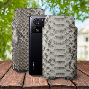 Футляр Stenk Sportage Python для Xiaomi 13T Pro Натуральний