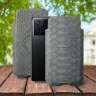 Футляр Stenk Sportage Python для Xiaomi Poco X6 Pro Серый