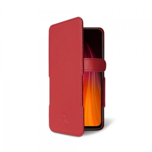 Чехол книжка Stenk Prime для Xiaomi Redmi Note 8 (2021) Красный