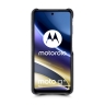 Кожаная накладка Stenk Reptile Cover для Motorola Moto G51 5G Чёрная