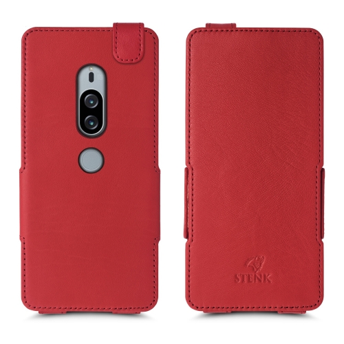 чехол-флип на Sony Xperia XZ2 Premium Красный Stenk Prime фото 1