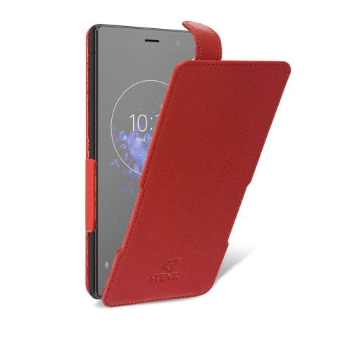 чехол-флип на Sony Xperia XZ2 Premium Красный Stenk Prime фото 2