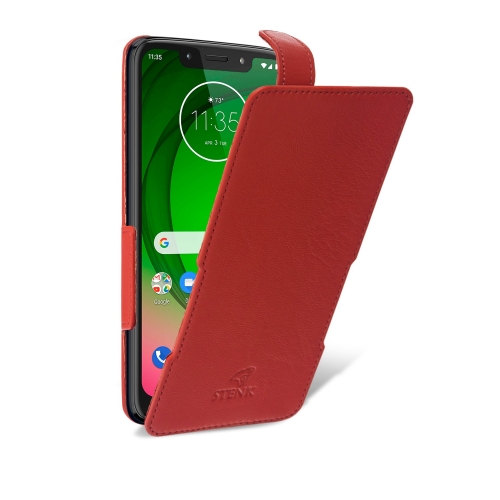 чехол-флип на Motorola Moto G7 Play Красный Stenk Prime фото 2