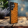 Накладка SkinBacker Python Scales для Samsung Galaxy S24 Ultra Коричневий