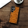 Накладка SkinBacker Python Scales для Samsung Galaxy S24 Ultra Коричневий