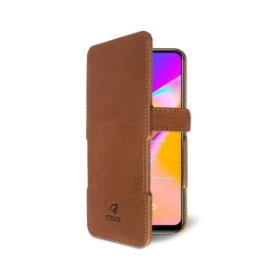 Чехол книжка Stenk Prime для OPPO Reno5 Lite Camel