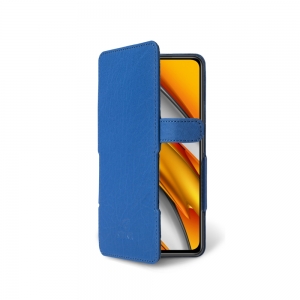 Чохол книжка Stenk Prime для Xiaomi Poco F3 Яскраво синій