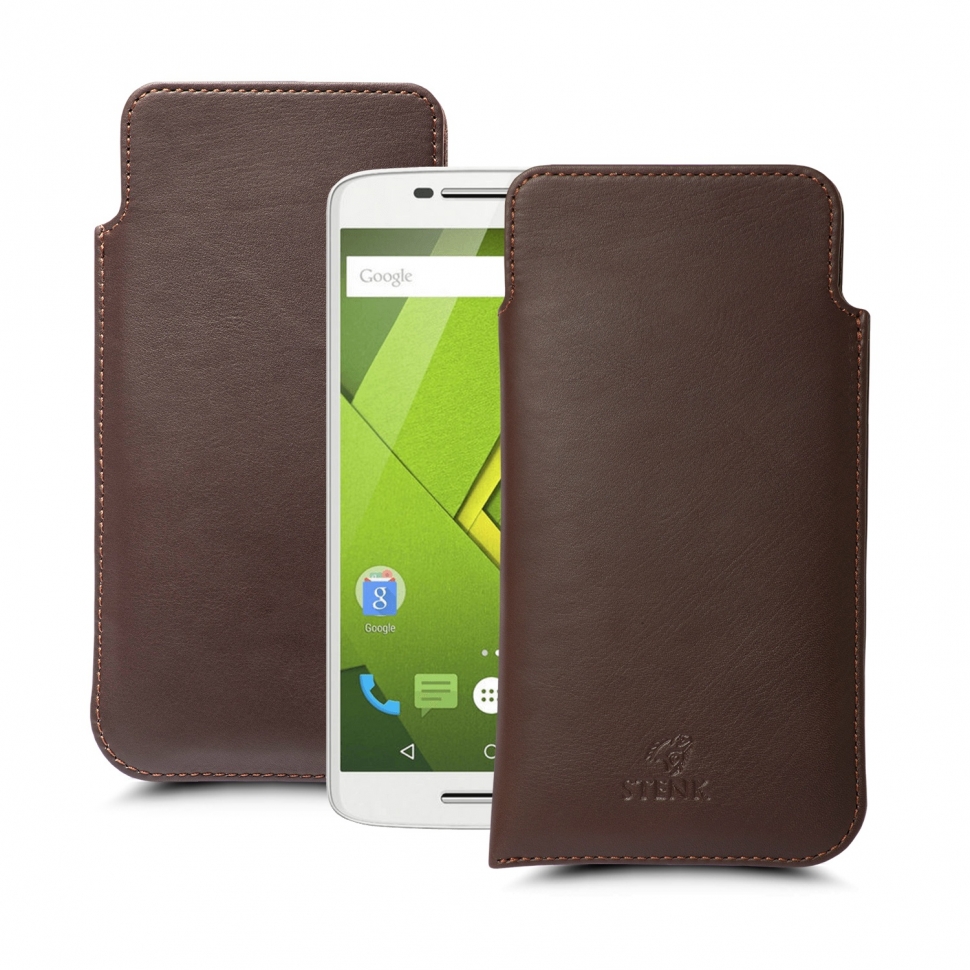 

Футляр Stenk Elegance для Motorola Moto X Play (XT1562) Коричневый