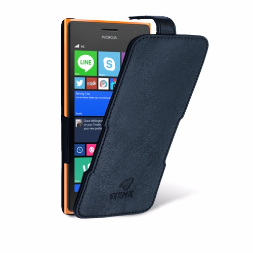 чохол-фліп на Nokia Lumia 730 Чорний Stenk Сняты с производства фото 1