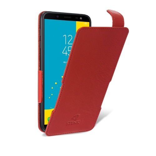 чехол-флип на Samsung Galaxy J6 (2018) Красный Stenk Prime фото 2