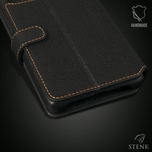 чехол-кошелек на OPPO Reno8 Lite 5G Черный Stenk Premium Wallet фото 5