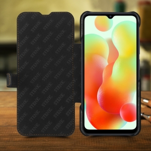 Чехол книжка Stenk Premium для Xiaomi Redmi 12C Чёрный