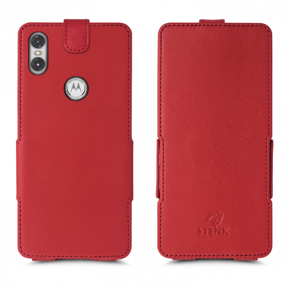 

Чехол флип Stenk Prime для Motorola One (XT1941-4) Красный