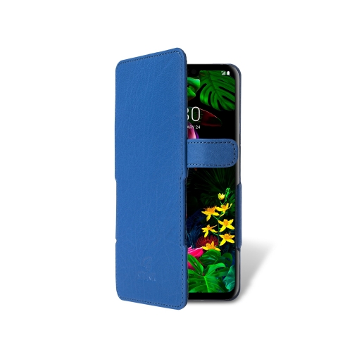 чехол-книжка на LG G8 ThinQ Ярко-синий Stenk Prime фото 2