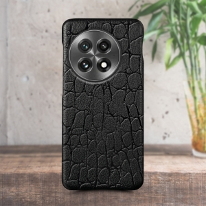 Кожаная накладка Stenk Reptile Cover для OnePlus 13 Черный