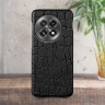 Шкіряна накладка Stenk Reptile Cover для OnePlus 13 Чорний