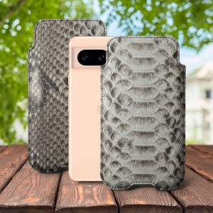 Футляр Stenk Sportage Python для Google Pixel 8 Натуральний