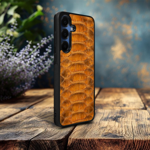 Накладка SkinBacker Python Scales для Samsung Galaxy S25 Plus Коричневый